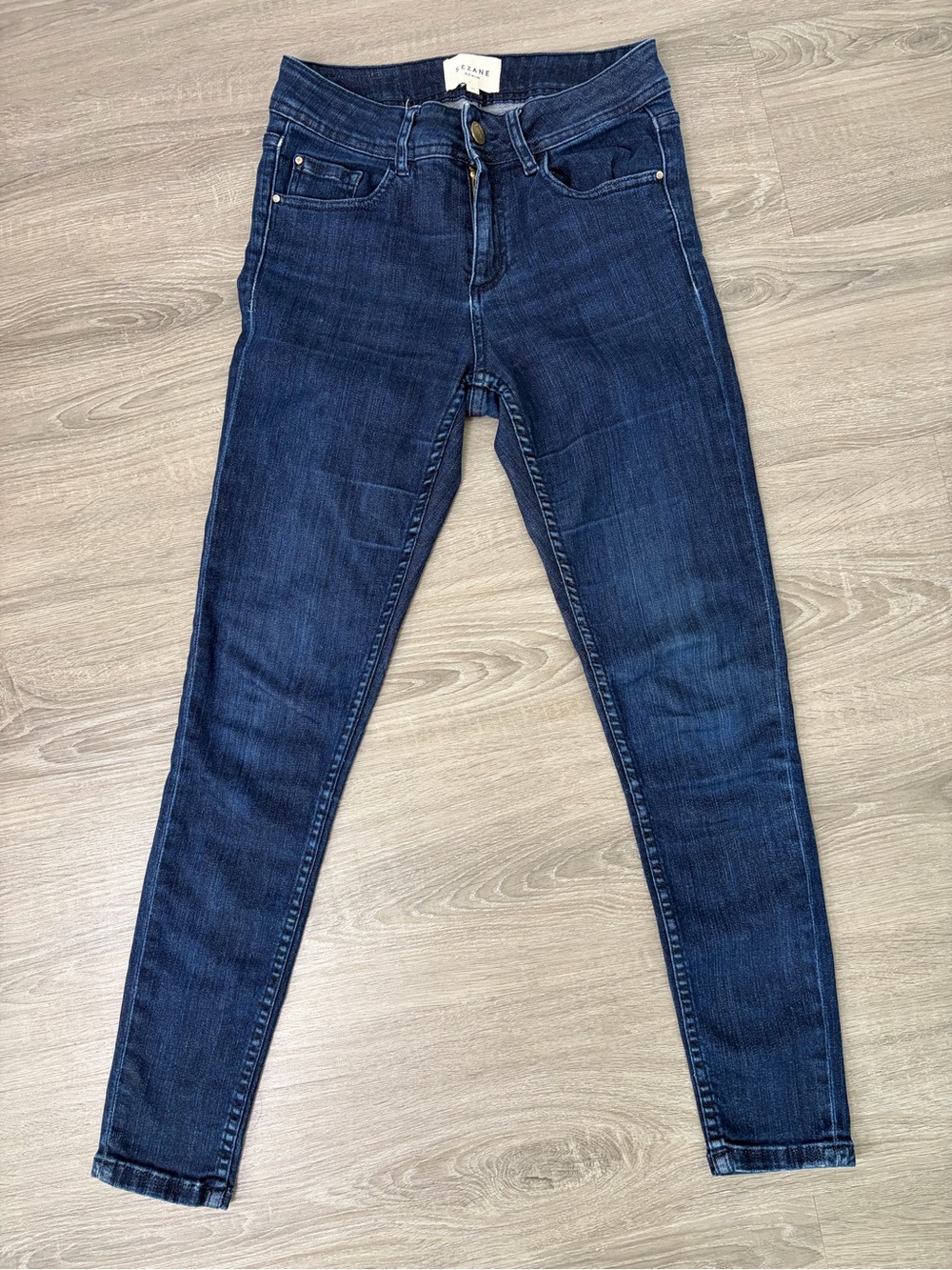 Dark Blue Women’s Skinny Jeans - sezane denim sz 25